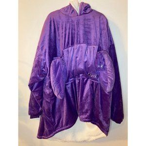 The Comfy Original with Matching Purple Comfy Feet Sherpa Slipper Socks